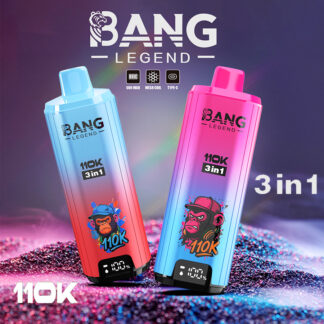Bang Legend 110000 Puffs 3in1 Vape - Ultra Long-Lasting, Mesh Coil, Type-C Charging