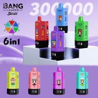 Bang Leader Stoll 300K - 6 in 1 Flavors Disposable Vape | 300,000 Puffs