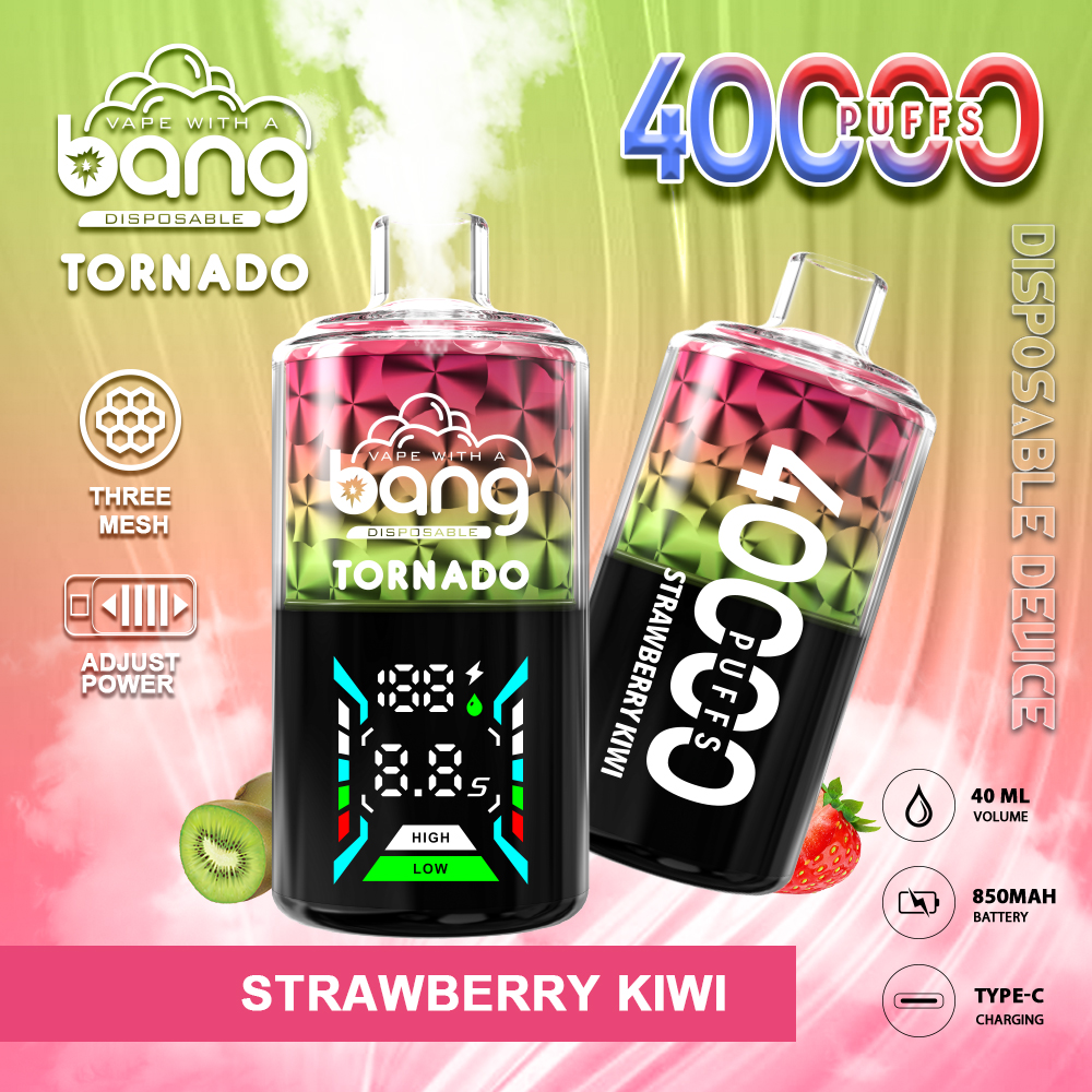 Bang Tornado 40000 40K Puffs Large Smoke LED Display Disposable Vape - Image 11