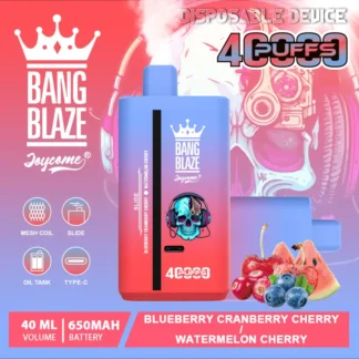 Bang Blaze 40000 40K Puffs 2% 3% 5% Nicotine Double Taste Disposable Vape(Box of 3)