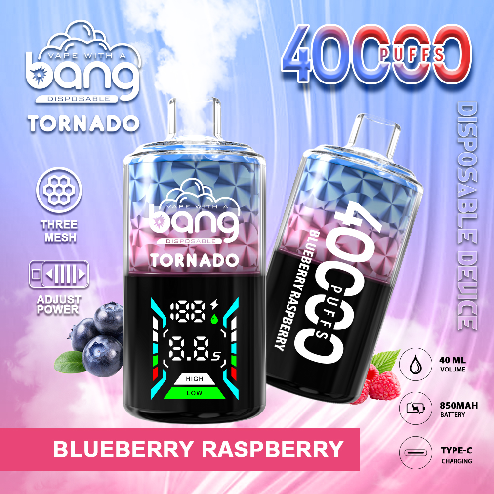 Bang Tornado 40000 40K Puffs Large Smoke LED Display Disposable Vape - Image 12