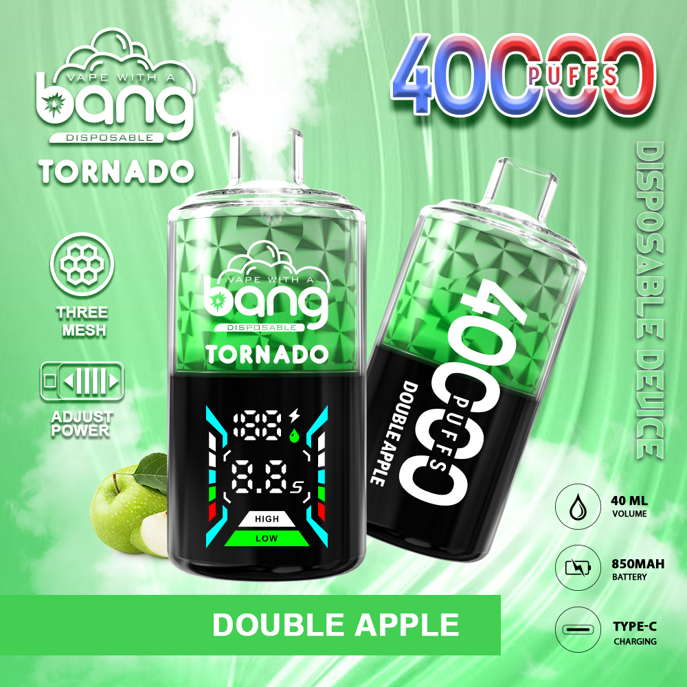 Bang Tornado 40000 40K Puffs Large Smoke LED Display Disposable Vape - Image 7